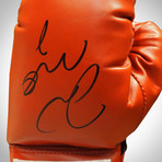 Floyd Mayweather Signed Boxing Glove (With Custom Museum Display)