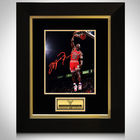 Michael Jordan // Signed Photo // Custom Frame