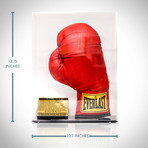 Muhammad Ali Signed Boxing Glove // Custom Museum Display
