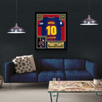 Lionel Messi // Signed Barcelona Jersey (Without Frame)