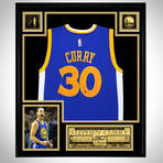 Stephen Curry // Signed Golden State Warriors Jersey (Without Frame)