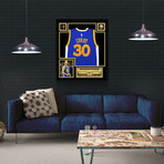 Stephen Curry // Signed Golden State Warriors Jersey (Without Frame)