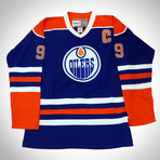 Wayne Gretzky // Signed Edmonton Oilers Jersey (Without Frame)