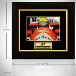 Ayrton Senna // Signed Photo // Custom Frame
