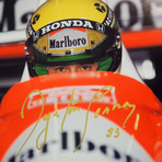 Ayrton Senna // Signed Photo // Custom Frame
