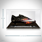 Cristiano Ronaldo Signed Soccer Cleat // Custom Museum Display