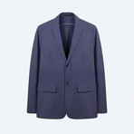 Going Places Blazer // Cadet Blue (XL)