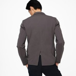 Going Places Blazer // Charcoal Heather (L)