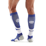 Essentials Performance Compression Socks // White + Zephyr (Small)