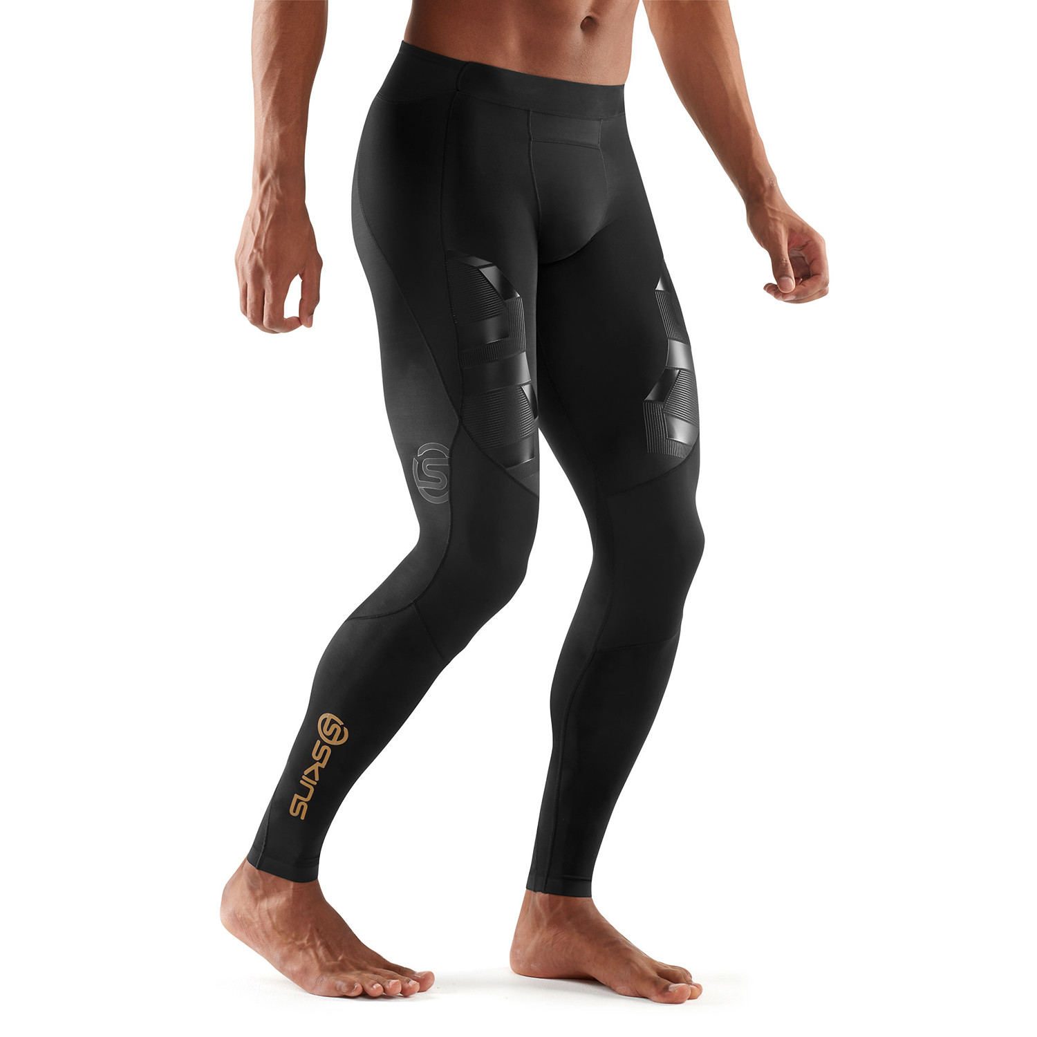 A400 Compression Long Tights // Oblique (XS) - SKINS - Touch of Modern