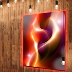 Abstract Warm Red Fractal