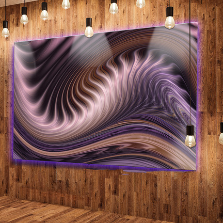 Purple Waves Fractal