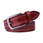 Italian Leather Belt 1222 // Cognac (32)