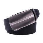Automatic Buckle Dress Belt 2061 // Black (Small (32-34))