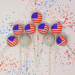 US Flag Lollipop