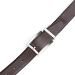 Leather Reversible Dress Belt 1002 // Black + Brown