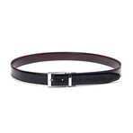 Leather Reversible Dress Belt 1136 // Black + Brown