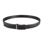 Automatic Buckle Dress Belt 2060 // Black (Small (32-34))