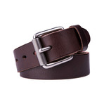 Italian Leather Belt 2062 // Brown (32)