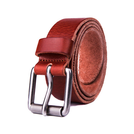 Italian Leather Belt 2062 // Cognac (32)