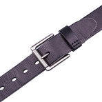 Italian Leather Belt 2063 // Black (34)