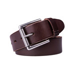 Italian Leather Belt 2063 // Brown (34)