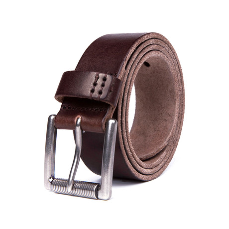 Italian Leather Belt 2063 // Brown (32)