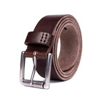 Italian Leather Belt 2063 // Brown (34)