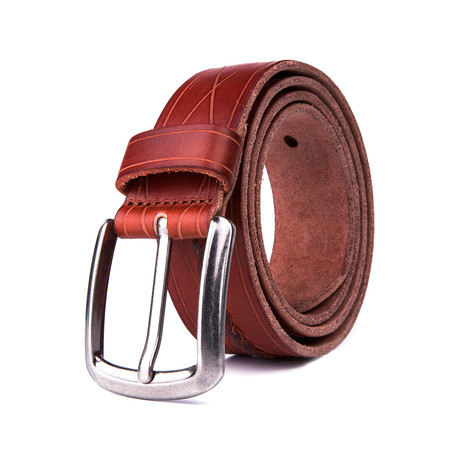 Italian Leather Belt 2064 // Cognac (32)