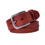 Italian Leather Belt 2064 // Cognac (34)