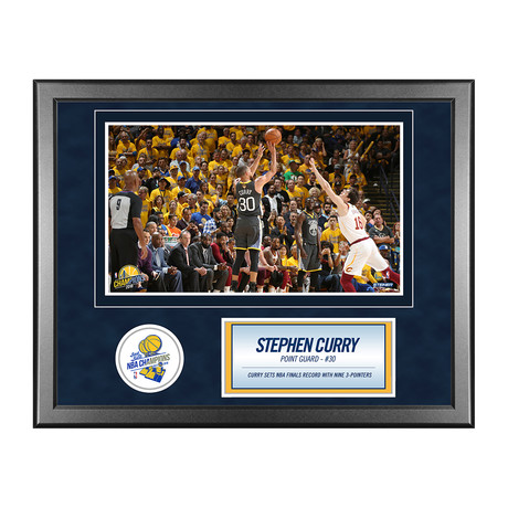 2018 NBA Champion Golden State Warriors // 11" x 14" Steph Curry MVP Collage