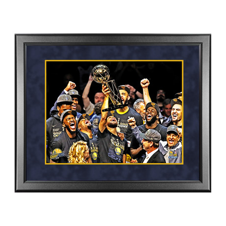 2018 NBA Champion Golden State Warriors // 8" x 10" Framed Photo