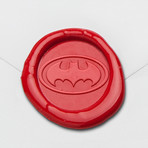 Bat In Flight Wax Seal Stamp Kit (Beech Handle)