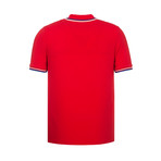 Geoffrey Short Sleeve Polo // Red (XS)