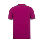 Geoffrey Short Sleeve Polo // Purple (XS)
