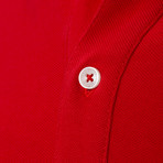 Geoffrey Short Sleeve Polo // Red (S)