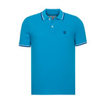 Geoffrey Short Sleeve Polo // Turquoise (L)