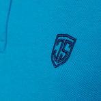 Geoffrey Short Sleeve Polo // Turquoise (XL)
