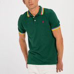 Langdon Short Sleeve Polo // Dark Green (M)