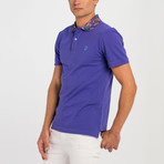 Steven Short Sleeve Polo // Purple (XL)