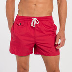 Kingsley Swim Trunks // Red (XL)