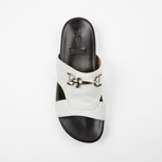 Dagger Ornoment Sandal // White (US: 6)