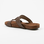 Woven Leather Sandle // Brown (US: 10)