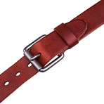 Italian Leather Belt 2062 // Cognac (34)