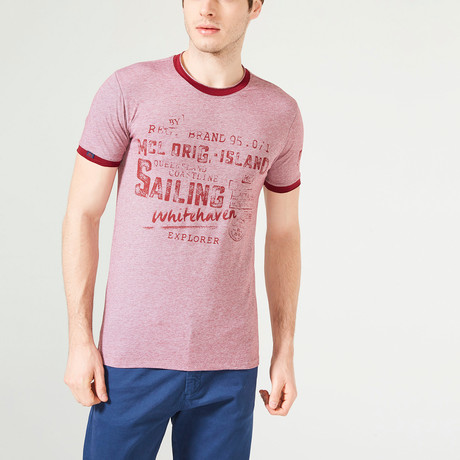 Dax T-Shirt // Burgundy (S)