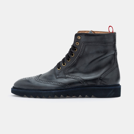 High Brogue Boot  // All Antique Ink Wash (Euro: 39)