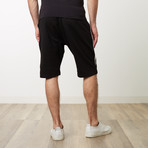 Jonah Fleece Shorts // Nero (XL)