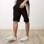 Jonah Fleece Shorts // Nero (XL)