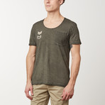 Reinaldo Short-Sleeve T-Shirt // Army Green (M)