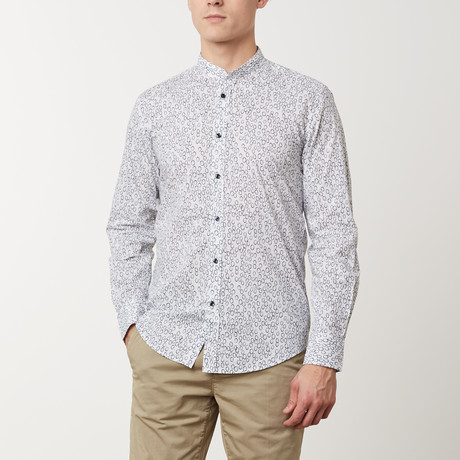 Ian Long-Sleeve Shirt // Bianco (S)